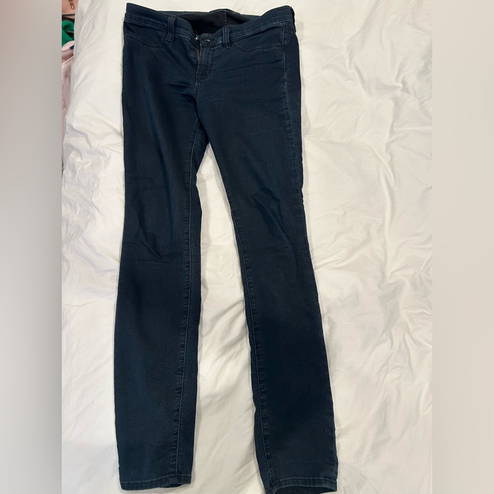 J Brand Women's Dark Blue Straight Leg Jeans